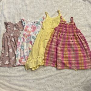 Bundle 4 2T summer/spring cotton dresses